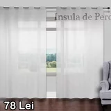 Perdea inisor ivoar cu flori mici ivoar